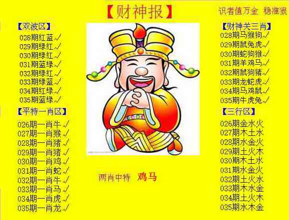 035期黄色财神报[图]